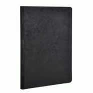 Clairefontaine Lot de 5 Carnet Age Bag A5, 192p./96 feuilles 90 g/m² brochure dos toilé, couv. Coloris noir, uni - 3329687954015