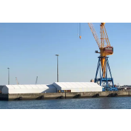 Entrepôt démontable pour la logistique portuaire - Neivalu