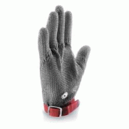 Gant Cota en métal avec dragonne taille L Lacor - gris inox 39171 Gant Cota en métal avec dragonne taille L Lacor - gris inox 39171