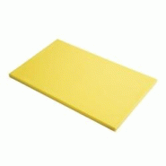 Gastro M Planche à découper GN 1/1, sans rigole, polyéthylène jaune - 3701188022774