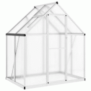 Helloshop26 - Serre tente abri plante fleur légumes avec cadre de base argent 169 x 114 x 195 cm aluminium Argent 02_0044515 - 3000220187007 Helloshop26 - Serre tente abri plante fleur légumes avec cadre de base argent 169 x 114 x 195 cm aluminium Argent 02_0044515 - 3000220187007