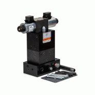 VE33, Distributeurs Montés sur Pompe, Électrique, 3-voies, 3-positions, Centre Tandem, avec blocage