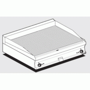 Plancha Fry-Top électrique rainurée en acier Série 600 | Lotus -