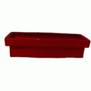 Plast&ampamp#039Up Rotomoulage Jardinière apparence pierre avec réserve d'eau 70l - ROUGE - rouge 0750122555567 Plast&ampamp#039Up Rotomoulage Jardinière apparence pierre avec réserve d'eau 70l - ROUGE - rouge 0750122555567