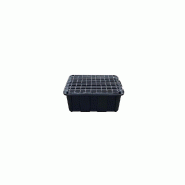 PLAST'UP ROTOMOULAGE Bac de rétention pour bidons 85l avec caillebotis - NOIR - noir 0750122556403