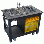 Table de soudage modulaire Rhino Cart + Kit 66 Accessoires Table de soudage modulaire Rhino Cart + Kit 66 Accessoires