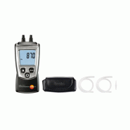 Testo 510 - Manomètre différentiel de poche avec tuyau en silicone pour chaudières à gaz et climatisation
