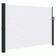 VidaXL Auvent latéral rétractable blanc 140x600 cm Modèle Azur Pro - 4004511