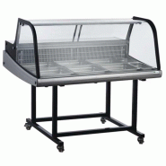 Vitrine à poser avec chariot - 255 L | Afi - RTW-255LT