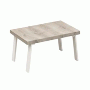 Vivabita Table de salle à manger moderne chêne pin/blanc Fontana - 3665367397131 Vivabita Table de salle à manger moderne chêne pin/blanc Fontana - 3665367397131