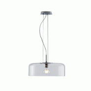 AQA Design Lustre BERWIN en verre transparent L.35 P.35 H.150 - transparent verre MP04055