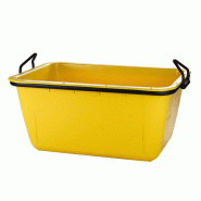 Bac à mortier 200 litres - jaune