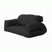 CANAPE D'EXTÉRIEUR RELAX CONVERTIBLE HIPPO OUT COULEUR GRIS ANTHRACITE