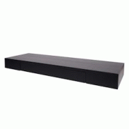 Décoshop26 - Étagère murale étagère suspendue avec tiroir en bois massif 8x80x25cm noir 04_0005152 - noir 3000576332694 Décoshop26 - Étagère murale étagère suspendue avec tiroir en bois massif 8x80x25cm noir 04_0005152 - noir 3000576332694