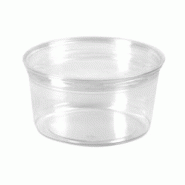 FHC ecolupack FHC - 500Pcs - Pot Deli rond PET transparent couvercle en option - Ø 11,7cm H79mm 525ml - transparent plastique FHC210DELI166 FHC ecolupack FHC - 500Pcs - Pot Deli rond PET transparent couvercle en option - Ø 11,7cm H79mm 525ml - transparent plastique FHC210DELI166