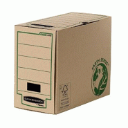 Lot de 20 Boîte à archives Bankers Box Earth, format A4, larg. 150 mm, kraft - 4470301