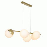 Nordlux Suspension Lilly 5-spot  Métal Laiton ,  H. 20 - IP20 - E14 /   Intérieur - gris métal 5704924027291