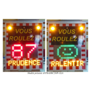 Panneaux indicateur de vitesse de véhicule avec radars pédagogiques - Série AFFRADBC-1LIA_1