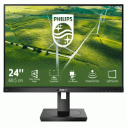 Philips 242B1G/00 Écran LED 60,5 cm (23,8") 1920 x 1080 pixels Full HD Noir - noir 242B1G/00