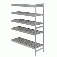 Rayonnage modulaire d'angle polymère 6611 Fermostock Longueur 2949 mm - 360, 5