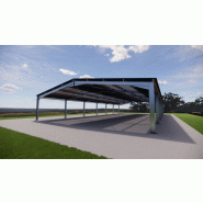 Bâtiment métallique ou manège équestre 15 x 30m - CHARP02 - charpente modulaire et résistante