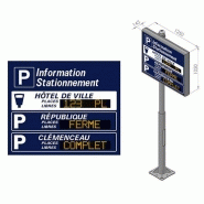 Caisson de signalisation dynamique multi-lignes série 1250-75s (monochrome)