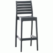 Décoshop26 - Tabouret de bar pour intérieur ou extérieur en plastique gris foncé empilable avec repose-pieds 10_MDJ10230 - gris 3000509669606 Décoshop26 - Tabouret de bar pour intérieur ou extérieur en plastique gris foncé empilable avec repose-pieds 10_MDJ10230 - gris 3000509669606