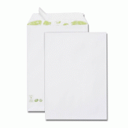 GPV Boîte de 250 pochettes Green blanches 229x324/C4, 90 g/m², adhésives avec bande - 3250650028306