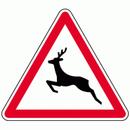 Panneau A15b - animaux sauvages
