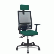 Piqueras y Crespo Silla Bormate asincro malla negra asiento bali verde botella brazos 2D ruedas 65mm cabecero regulable - vert multi-matériau 405ASM8 Piqueras y Crespo Silla Bormate asincro malla negra asiento bali verde botella brazos 2D ruedas 65mm cabecero regulable - vert multi-matériau 405ASM8