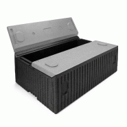 Polibox Conteneur isotherme X-FOLD BOX - noir EPP (Polypropylène expansé) 124943
