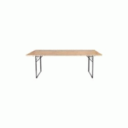 Table pliable 8 à 10 personnes Brasserie Unitaire Esschert Design - beige 8714982191435 Table pliable 8 à 10 personnes Brasserie Unitaire Esschert Design - beige 8714982191435