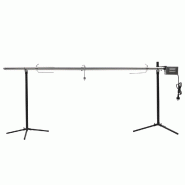 VidaXL Barbecue automatique avec moteur en acier inoxydable, 207 x 45 x 81 cm - 44644_0