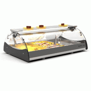 Vitrines chauffante MAXISELF - Bain Marie - 3 bacs GN 1/1 - 1020 mm | Sayl Barcelona