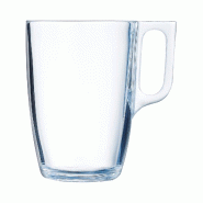 6 mugs en verre 40 cl Nuevo - Luminarc - transparent verre 0883314124682