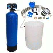 Adoucisseur d'eau bi bloc 50l fleck 5600 chronométrique mécanique complet avec accessoires Adoucisseur d'eau bi bloc 50l fleck 5600 chronométrique mécanique complet avec accessoires