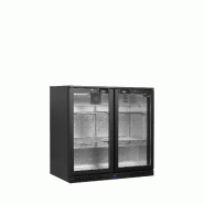 Arrière bar réfrigéré 2 portes BA26H noir TEFCOLD
