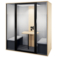 Cabine acoustique pour un échange productif  en toute discrétion entre deux personnes - Essentielle M