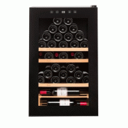 Cave à vin 48 bouteilles - Étagères en bois - Réfrigération ventilée - Porte vitrée anti-UV Cave à vin 48 bouteilles - Étagères en bois - Réfrigération ventilée - Porte vitrée anti-UV