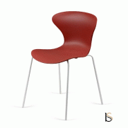 Chaise de collectivité Gina - Act - Rouge_1