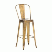 Décoshop26 - Tabouret de bar x1 avec repose-pied et dossier design industriel en métal couleur doré empilable 10_0004527 - 3000252157191 Décoshop26 - Tabouret de bar x1 avec repose-pied et dossier design industriel en métal couleur doré empilable 10_0004527 - 3000252157191