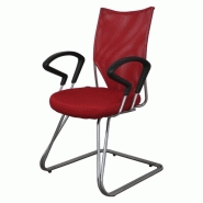 Fauteuil visiteur fregate rouge