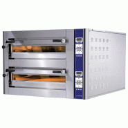 Four à pizza électrique 2 chambres avec 4+4 pizzas diamètre 350 mm - PCAB0025/CD