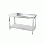 GGM Gastro Tables Inox de Travail Centrales Premium avec Etagère - Profondeur 600 mm - ATK126 - 4063326066200_0