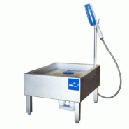 Lave-semelles manuel avec brosse douchette | L2g - 550101