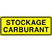 Panneau de signalisation - stockage carburant