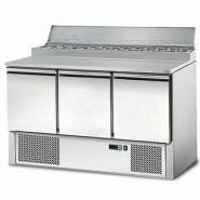 Saladette réfrigérée à capot et 5 bacs GN 1/6 - 3 portes | L2g - PS300