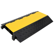 Vidaxl rampe de protection de câble avec 2 canaux 90 cm caoutchouc 150966 Vidaxl rampe de protection de câble avec 2 canaux 90 cm caoutchouc 150966