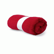 6 X serviettes en microfibre rouge, dimensions 40 x 90 cm chacune - 5601316469137