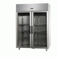 Armoire froid positif 2 portes vitrées 530x550 mm sur roulettes Tecnodom AF12EKOMTNPV